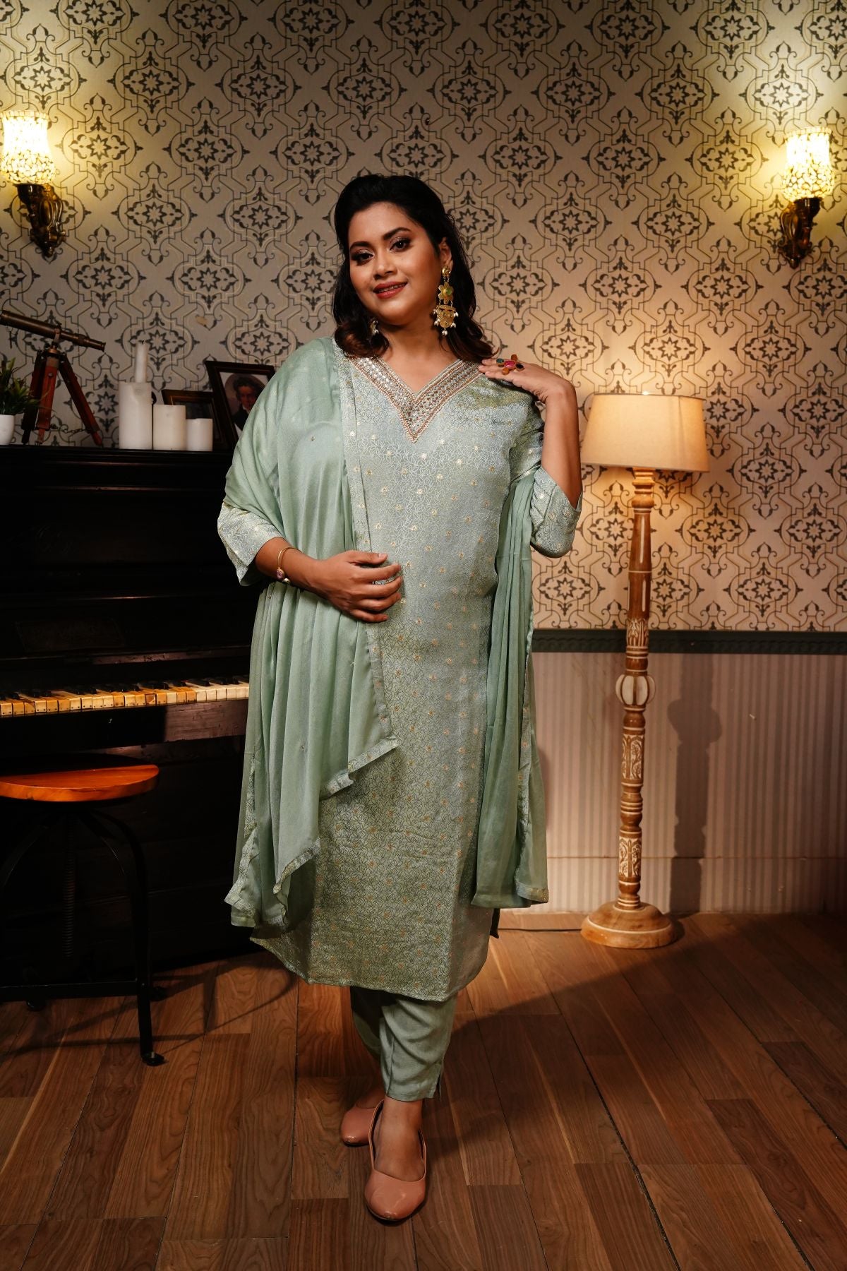 Inayat | Pure Tissue Salwar Suit