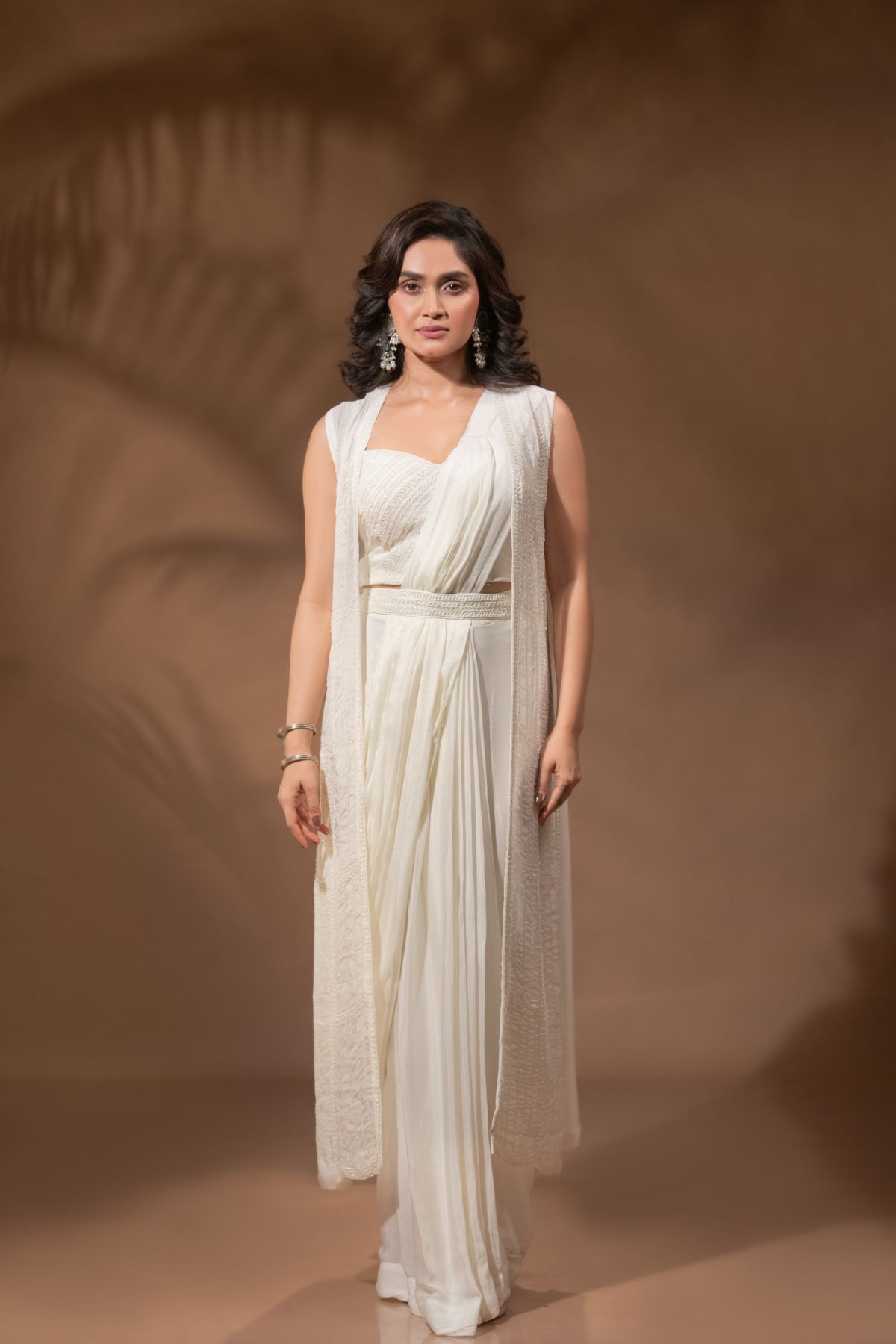 Party Wear Indo Western Saree Style Dress DESIGNER PRE DRAPPED DHOTI KOTI BOLLYWOOD PARTY WEAR DRESS Party Wear Indo Western Saree Style Dress DESIGNER PRE DRAPPED DHOTI KOTI BOLLYWOOD PARTY WEAR DRESS