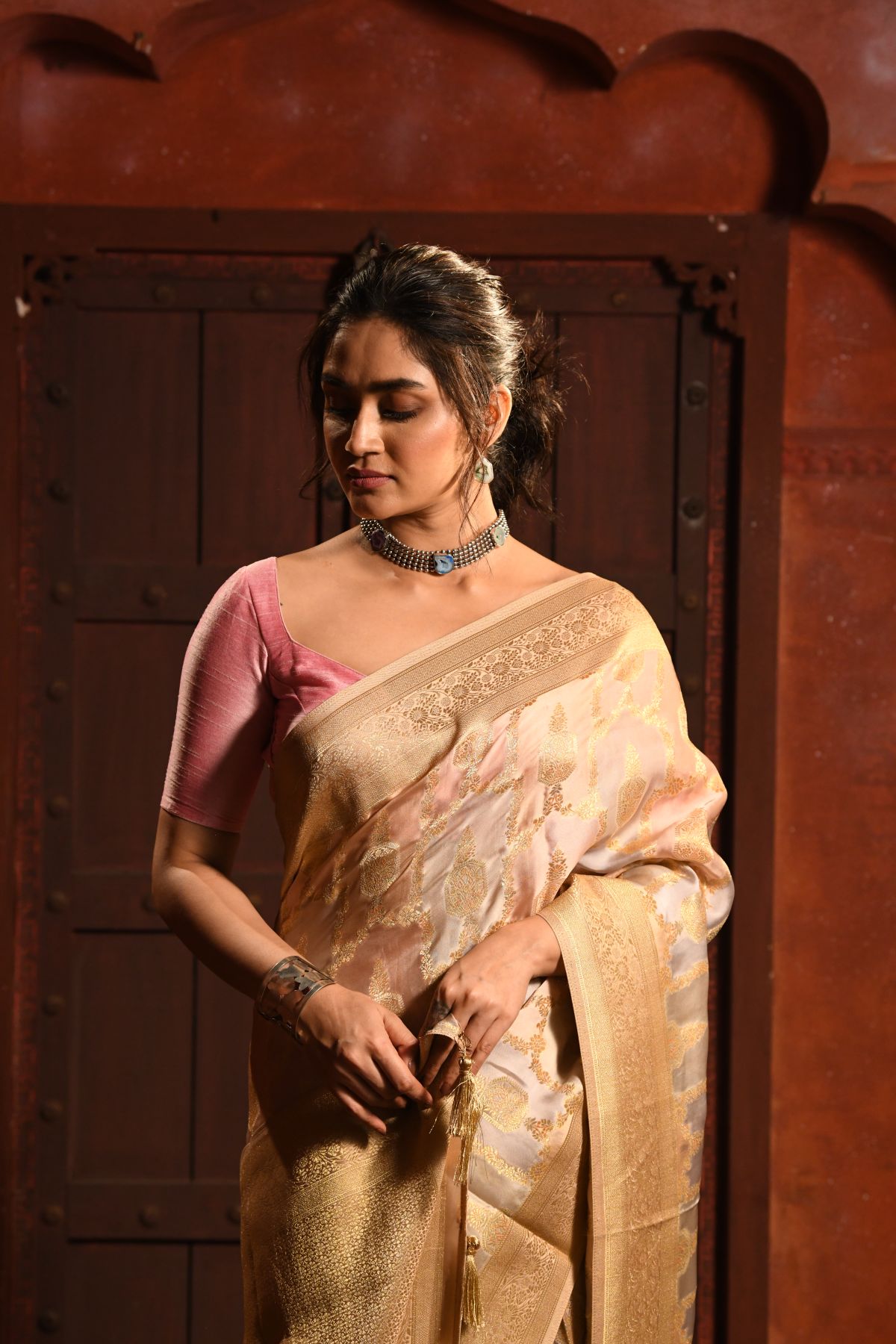 Madhavi | Banarasi Rangkat Saree