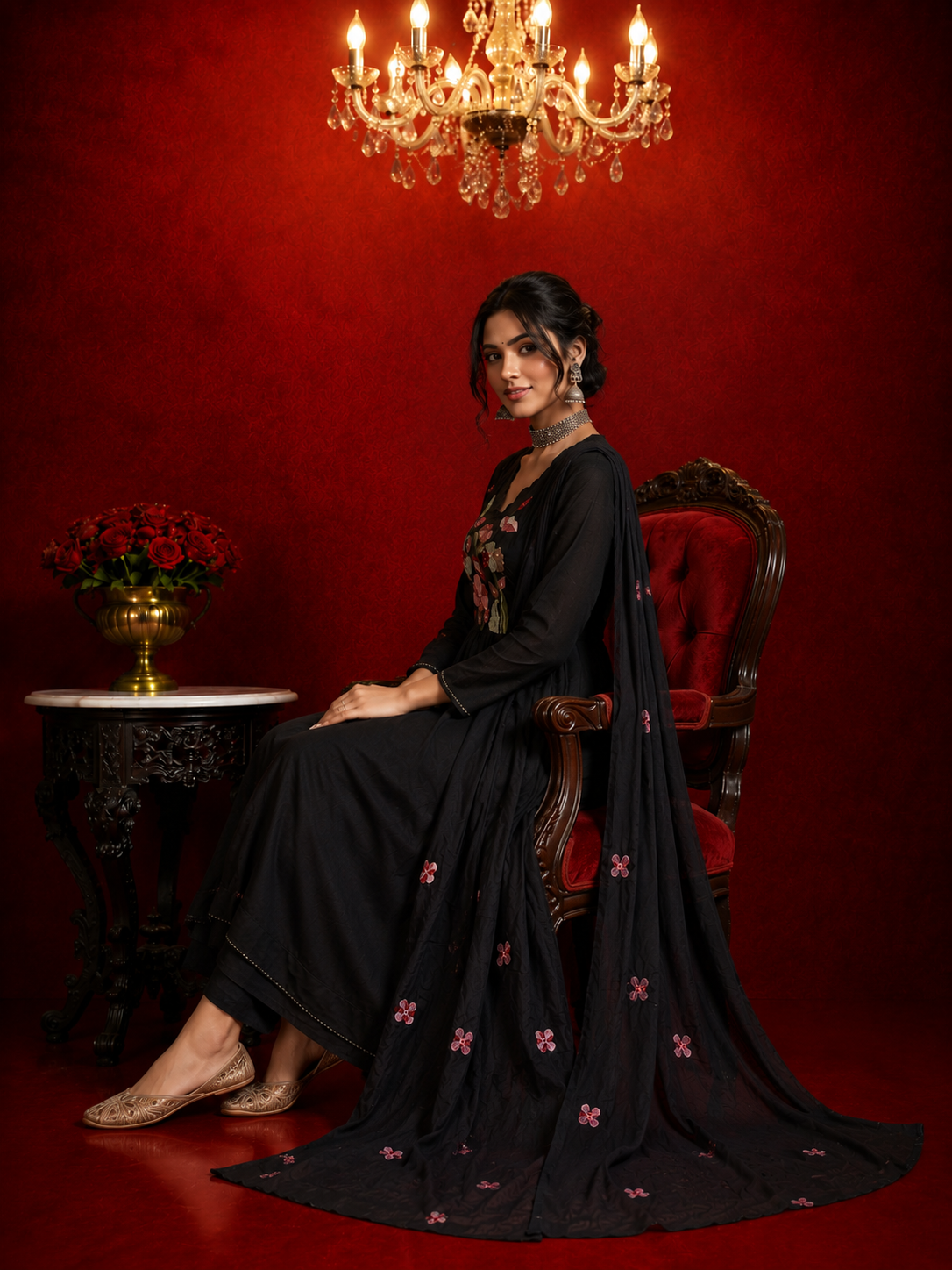 NAYANIKA – Premium Mul Cotton Embroidered Suit Set