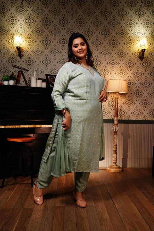 Inayat | Pure Tissue Salwar Suit