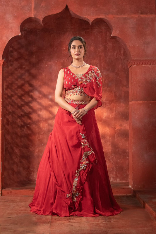 Kamini | Pure Organza Lehenga Choli