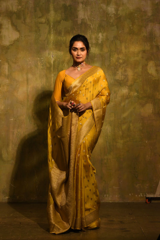 Vasundhara | Benarasi Mushru Silk Saree